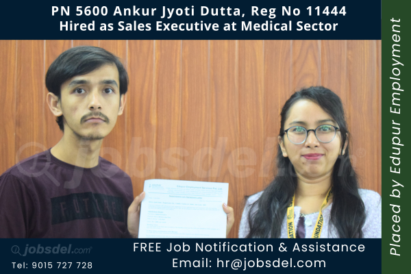 Ankur Jyoti Dutta Hired As Sales Executive