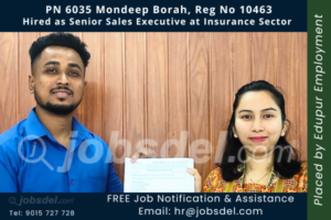 Mondeep Baruah Hired as Senior Sales Executive